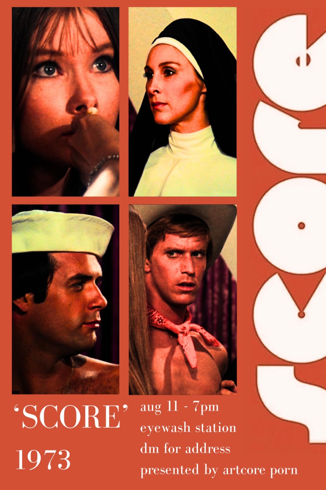 Score (1973) Screening poster