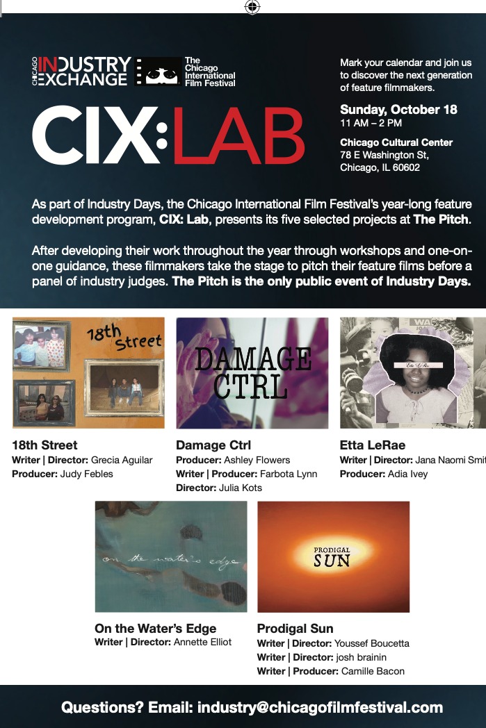 CIX:LAB "The Pitch" - Judges from A24 Projects, Sinners, and More! poster