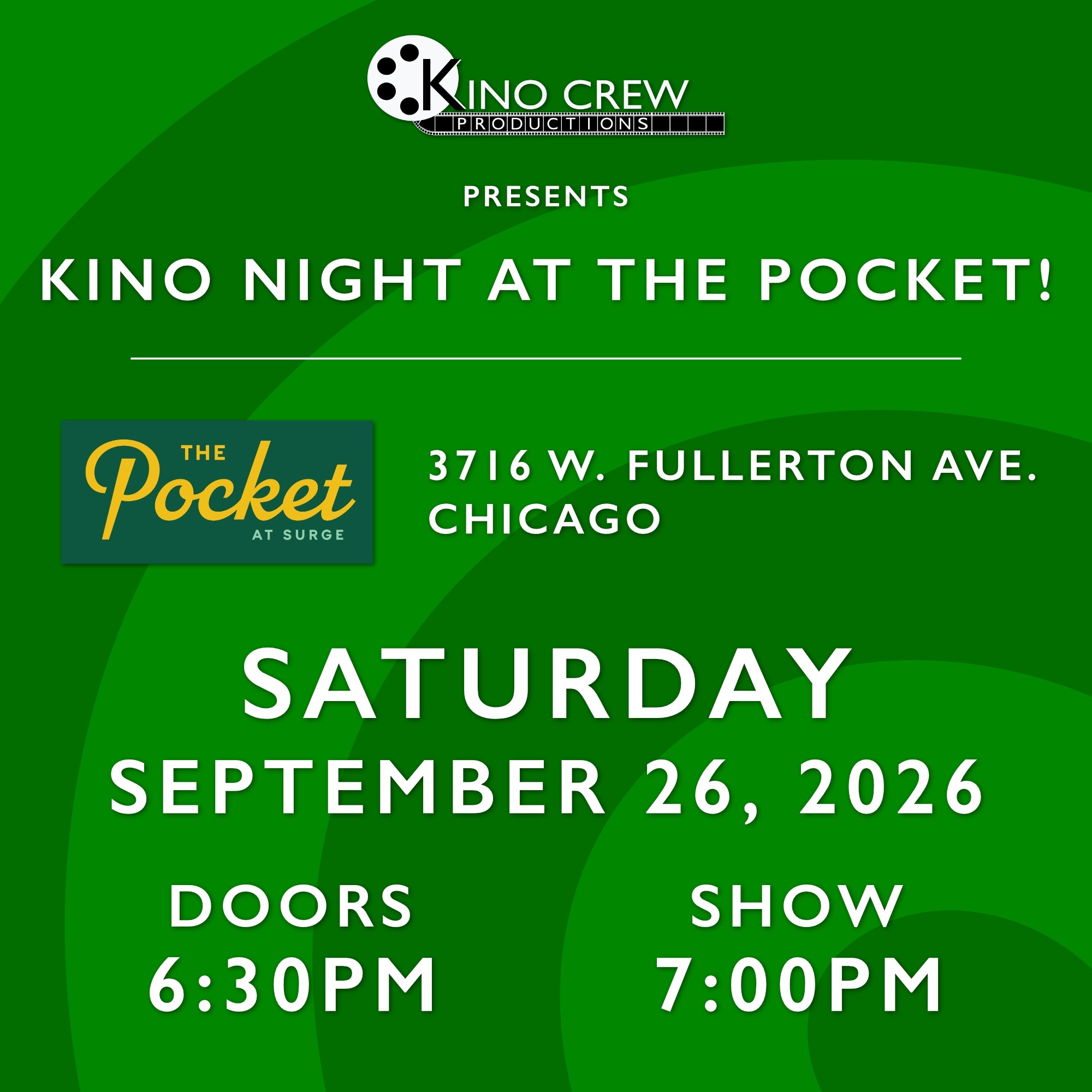 Kino Night at The Pocket!