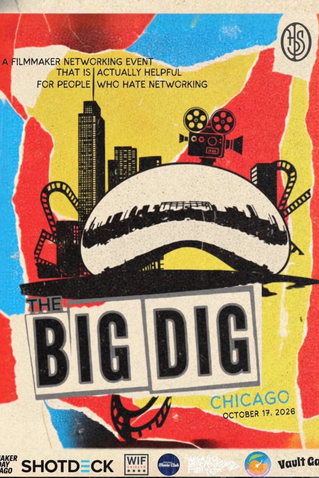 The Big Dig CHICAGO: A Filmmaker Party 2026 poster